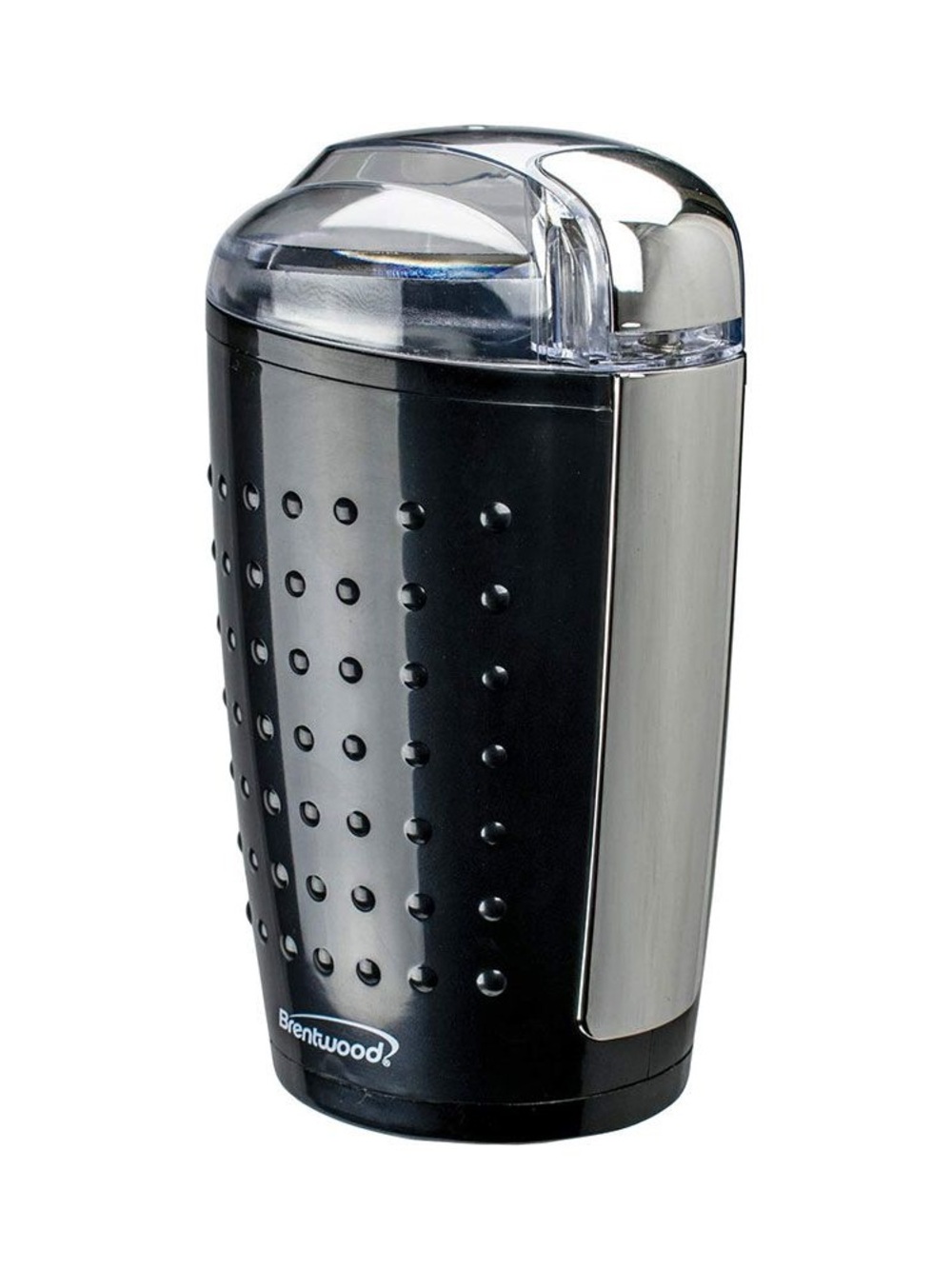 NIB Parini Black & Silver Electric Coffee Bean Grinder